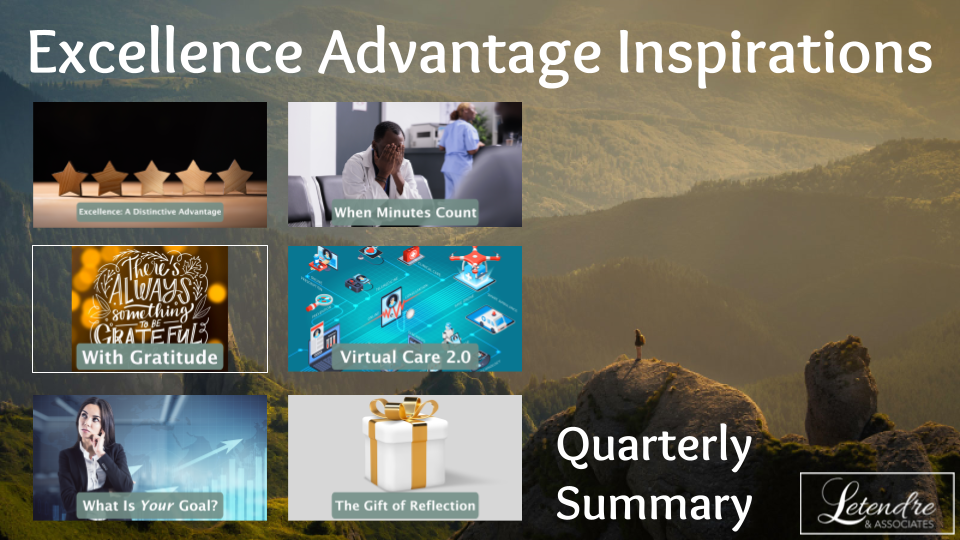 Featured image for “Excellence Advantage Inspirations | Quarterly Summary (Oct-Dec)”