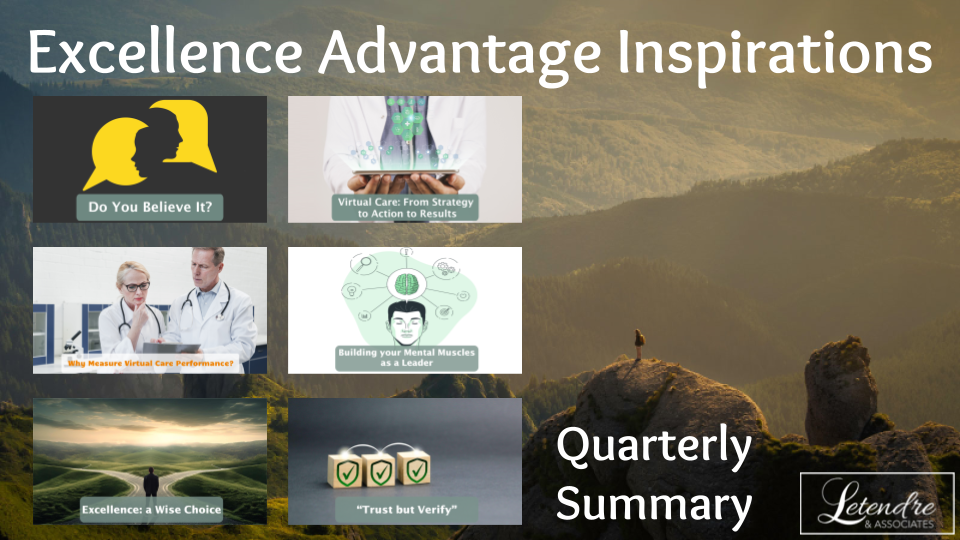 Featured image for “Excellence Advantage Inspirations | Quarterly Summary (July – September 2023)”