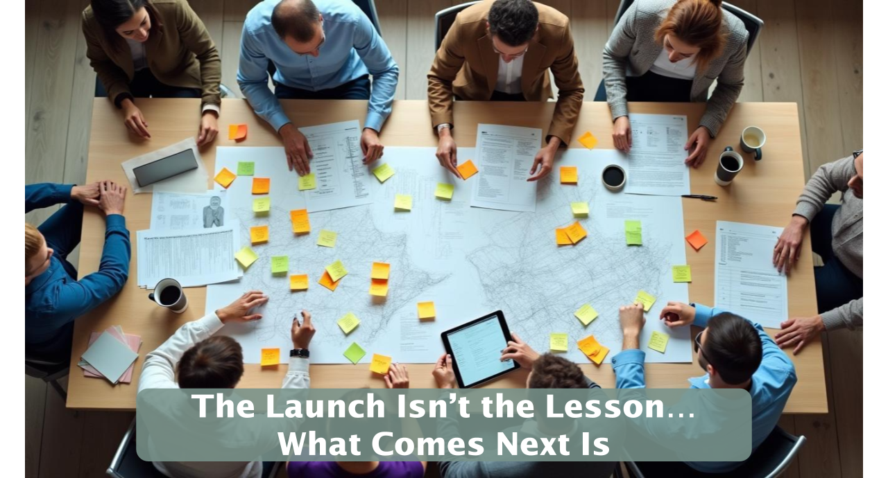 Featured image for “The Launch Isn’t the Lesson… What Comes Next Is”