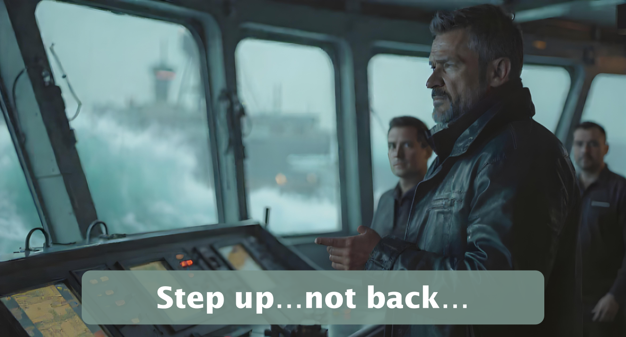 Featured image for “Step up…not back…”
